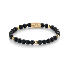 Rebel & Rose Bracelet Matt Black Madonna RR-60078-G-S Unisex, karkötő