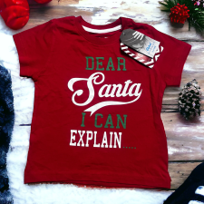 Rebel Santa felső-Új gyerek póló
