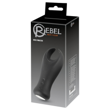 Rebel - vibrációs makkvibrátor (fekete) maszturbátor