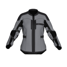 Rebelhorn Női motoros kabát Rebelhorn Scandal II ezüstös-fekete motoros kabát
