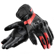 Rebelhorn Viper motoros kesztyű fekete-szürke-fluo piros motoros kesztyű