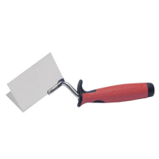 Rebiop Külsősarok kanál rozsdamentes gumi nyéllel kőműves és burkoló szerszám