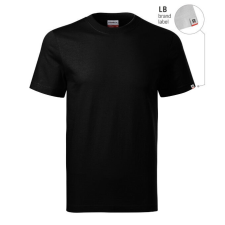  Recall póló unisex fekete 01 (brand label) M férfi póló