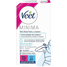Reckitt Benckiser VEET MINIMA Hipoallergén gyantacsíkok Bikini és hónalj 16 darab szőrtelenítés