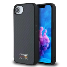 Red Bull Carbon Shiny Logo MagSafe tok iPhone 16e készülékhez fekete tok és táska