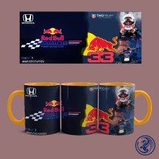  Red Bull Racing - Max Verstappen bögre (Narancssárga) bögrék, csészék