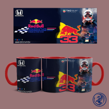  Red Bull Racing - Max Verstappen bögre (Piros) bögrék, csészék