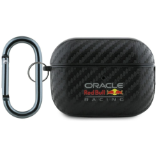 Red Bull RBAP2PUCAILK PU Carbon Logo tok AirPods Pro 2 - piros fülhallgató, fejhallgató tok