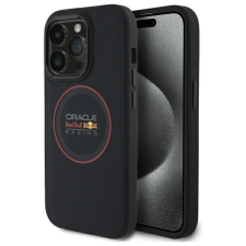 Red Bull RBHMP14L24PUILVR Leather Red Ring MagSafe-kompatibilis tok iPhone 14 Pro - sötétkék tok és táska