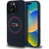 Red Bull RBHMP16L24SIILVR Silicone Red Ring Magsafe-Kompatibilis Tok iPhone 16 Pro - Sötétkék (RBHMP16L24SIILVR)