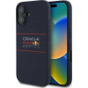 Red Bull RBHMP16S24SIHSRV Silicone Horizontal Logo Magsafe-Kompatibilis Tok iPhone 16 - Sötétkék (RBHMP16S24SIHSRV)