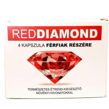 Red Diamond - természetes étrend-kiegészítő férfiaknak (4db) potencianövelő