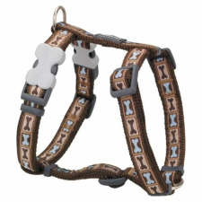 Red Dingo Bone Yard Brown Medium Dog hám nyakörv, póráz, hám kutyáknak