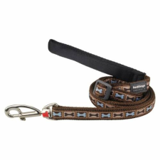 Red Dingo Bone Yard Brown póráz 100-180 cm Small nyakörv, póráz, hám kutyáknak