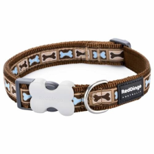Red Dingo Bone Yard Brown Small kutya nyakörv nyakörv, póráz, hám kutyáknak