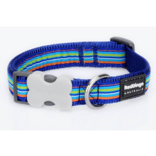 Red Dingo Horizontal Stripes Dark Blue Small kutya nyakörv nyakörv, póráz, hám kutyáknak
