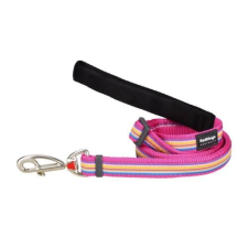 Red Dingo Horizontal Stripes Hot Pink póráz 100-180 cm Large nyakörv, póráz, hám kutyáknak