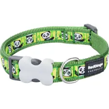 Red Dingo Panda Lime XS kutya nyakörv nyakörv, póráz, hám kutyáknak