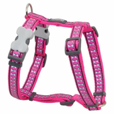Red Dingo Reflective Hot Pink Large Dog hám nyakörv, póráz, hám kutyáknak