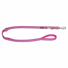 Red Dingo Reflective Hot Pink multi-purpose póráz 200 cm Medium nyakörv, póráz, hám kutyáknak