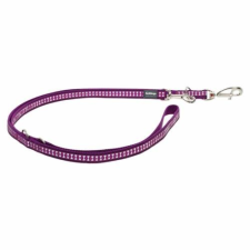 Red Dingo Reflective Purple multi-purpose póráz 200 cm Large nyakörv, póráz, hám kutyáknak