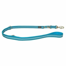 Red Dingo Reflective Turquoise multi-purpose póráz 200 cm Small nyakörv, póráz, hám kutyáknak