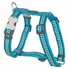 Red Dingo Reflective Turquoise XS Dog hám nyakörv, póráz, hám kutyáknak