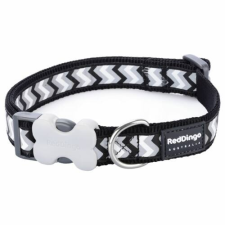 Red Dingo Reflective Ziggy Black Large kutya nyakörv nyakörv, póráz, hám kutyáknak