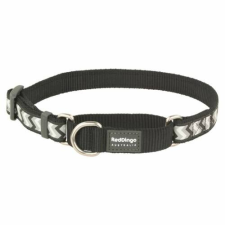 Red Dingo Reflective Ziggy Black Medium Martingale nyakörv nyakörv, póráz, hám kutyáknak