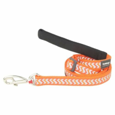 Red Dingo Reflective Ziggy Orange póráz 100-180 cm Large nyakörv, póráz, hám kutyáknak