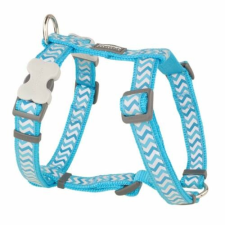 Red Dingo Reflective Ziggy Turquoise Medium Dog hám nyakörv, póráz, hám kutyáknak
