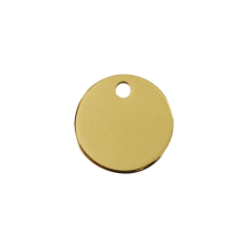 Red Dingo Sárga réz biléta kör forma nyakörv, póráz, hám kutyáknak