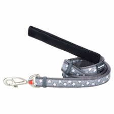 Red Dingo Stars Grey póráz 100-180 cm XS nyakörv, póráz, hám kutyáknak