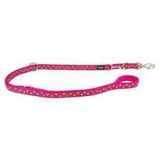 Red Dingo Stars Hot Pink multi-purpose póráz 200 cm Medium nyakörv, póráz, hám kutyáknak