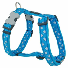 Red Dingo Stars Turquoise XLarge Dog hám nyakörv, póráz, hám kutyáknak