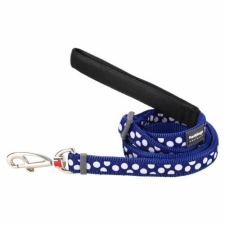 Red Dingo White Spots Dark Blue póráz 100-180 cm Medium nyakörv, póráz, hám kutyáknak
