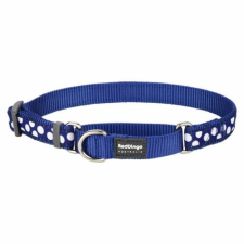 Red Dingo White Spots Dark Blue Small Martingale nyakörv nyakörv, póráz, hám kutyáknak