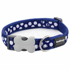 Red Dingo White Spots Dark Blue XS kutya nyakörv nyakörv, póráz, hám kutyáknak