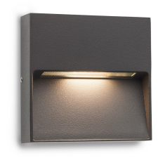 REDO -9151 EVEN Szürke színű Kültéri Falilámpa LED 3W IP54 kültéri világítás
