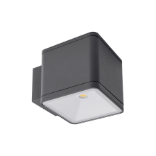 REDO Beta sötétszürke LED kültéri fali lámpa (RED-9069) LED 1 izzós IP54 kültéri világítás