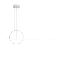 REDO Giotto fehér LED függesztett lámpa (RED-01-1734) LED 1 izzós IP20 világítás