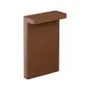 REDO Kant corten-fehér vízvédett LED kültéri állólámpa (RED-91033) LED 1 izzós IP65