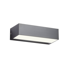 REDO Lampris sötétszürke LED kültéri fali lámpa (RED-90153) LED 1 izzós IP65 kültéri világítás