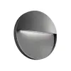 REDO Lander sötétszürke vízvédett LED kültéri fali lámpa (RED-90841) LED 1 izzós IP54