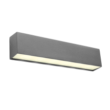 REDO Omnia sötétszürke LED kültéri fali lámpa (RED-90397) LED 1 izzós IP54 kültéri világítás