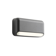 REDO Sapo sötétszürke LED kültéri fali lámpa (RED-90070) LED 1 izzós IP65 kültéri világítás