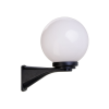 Redo Smarter Sfera fekete-fehér kültéri fali lámpa (RED-9787) E27 1 izzós IP44