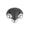 Redo Smarter Ward fekete-füstszürke mennyezeti lámpa (RED-04-545) GU10 3 izzós IP20