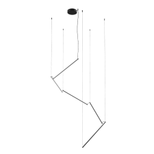REDO Stick fekete LED függesztett lámpa (RED-01-2801) LED 1 izzós IP20 világítás