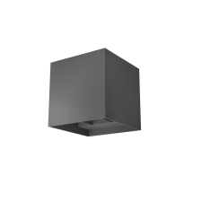 REDO Vary sötétszürke LED kültéri fali lámpa (RED-90297) LED 2 izzós IP54 kültéri világítás
